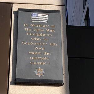 Memorial to 911 firemen